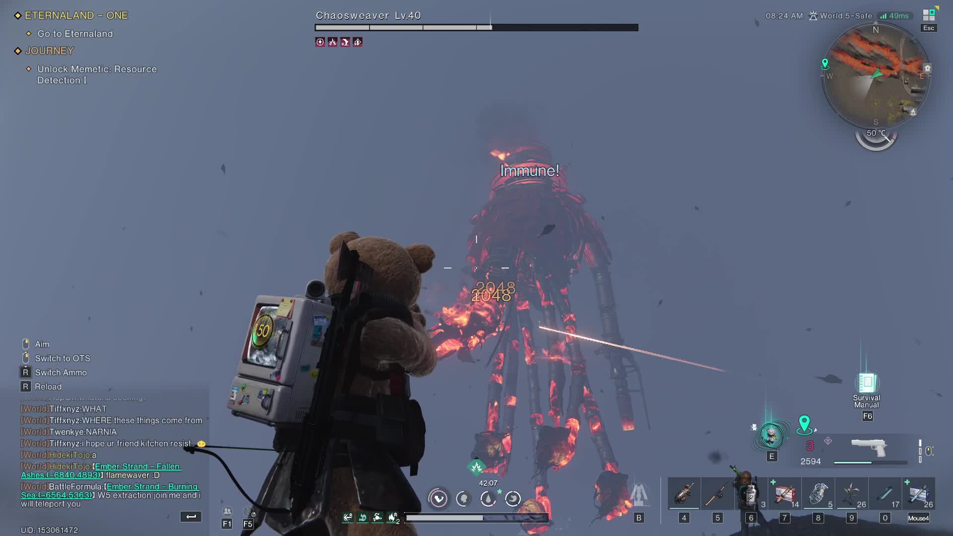 T-Bear fight chaosweaver
